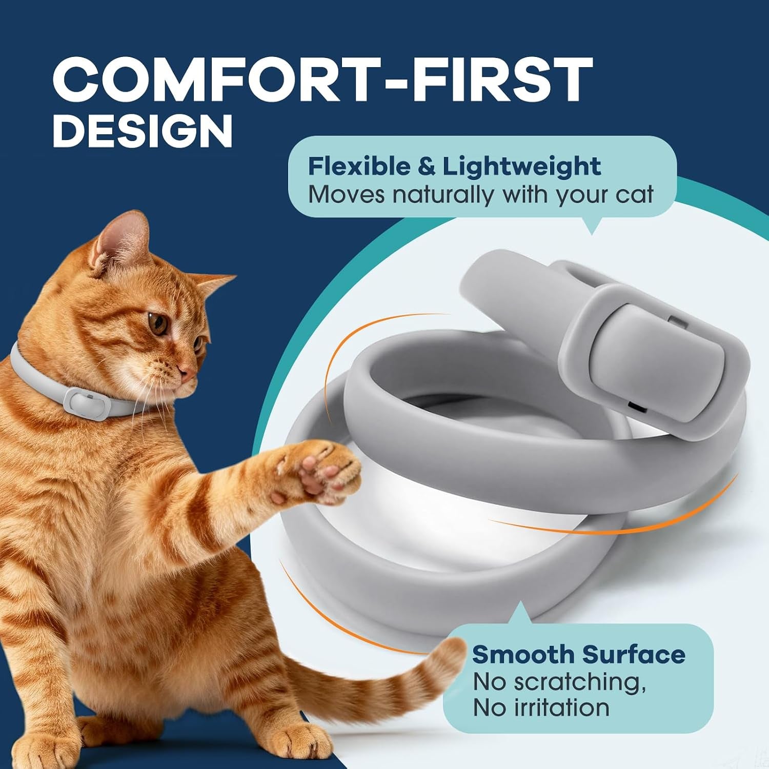 flea-and-tick-collar-for-cats-5-pack-8-months-protection-plant-based-ingredients-water-resistant-adjustable-lightweight-suitable-for-adult-cats-kittens-white