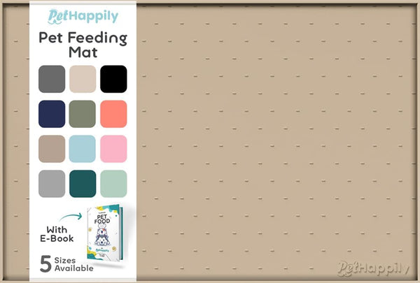 Dog Food Mat - Raised Edges Dogs Mat for Food and Water Prevent Spill, Waterproof Cat Food Mats Protect Floors, Easy Clean Dog Bowl Mats for Food and Water, Silicone Pet Feeding Placemats10