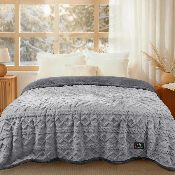 Luciphia Waterproof Pet Blanket, Liquid Pee Proof Dog Blankets for Sofa Bed Couch, Reversible Sherpa Fleece Furniture Protector Cover for Small Medium Large Dogs Cats,Khaki Small（40" X 28"）23