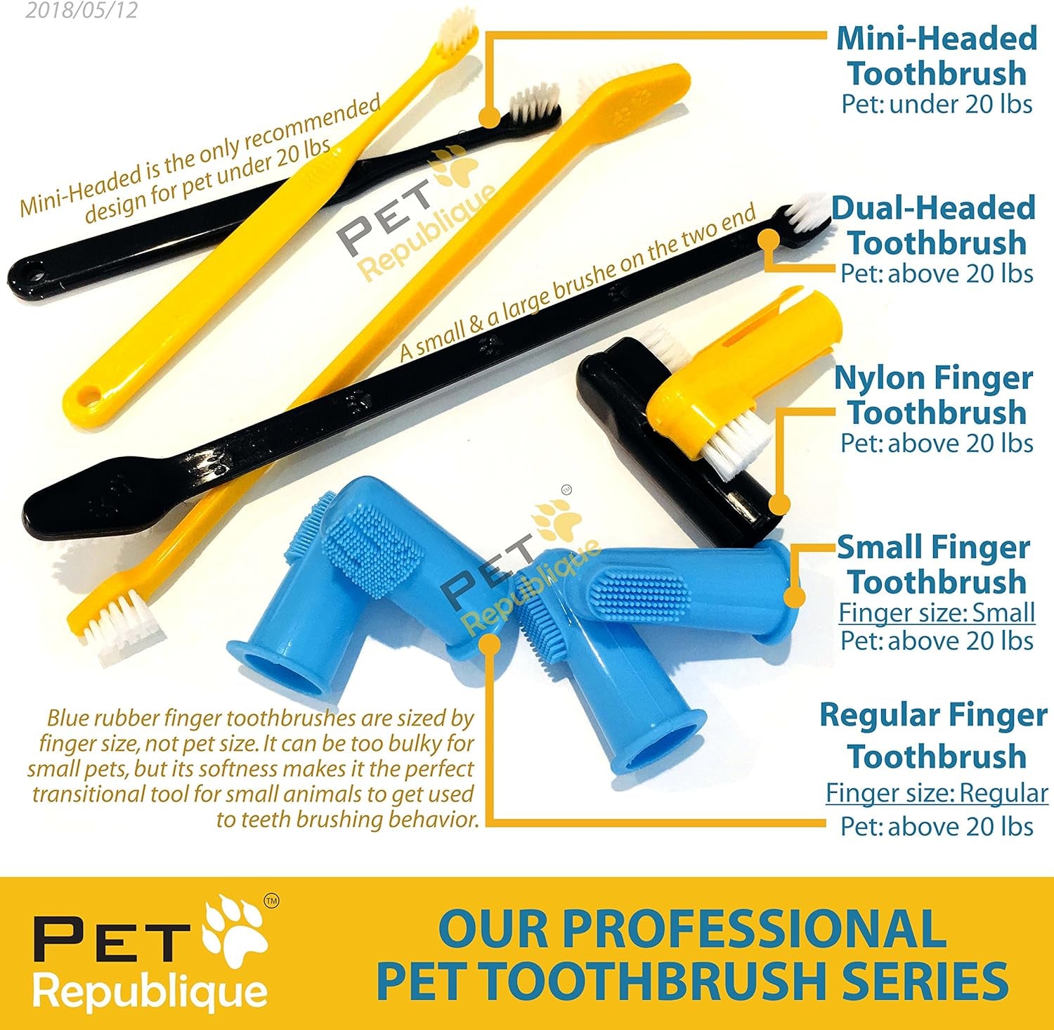 pet-republique-dog-toothbrush-set-of-6-dual-headed-dental-hygiene-brushes-for-small-to-large-dogs-cats-and-most-pets