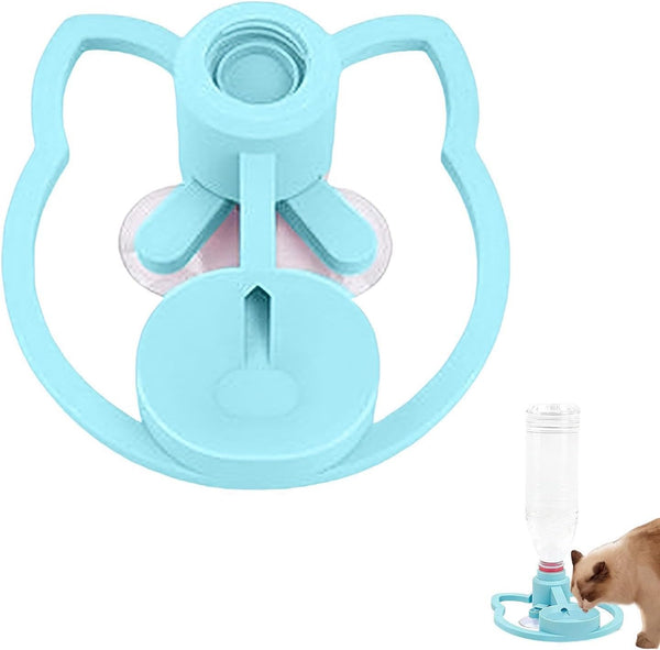 Cat Water Fountain Stand, Cat Water Bottle Dispenser, Automatic Anti-Tipping Pet Supplies, Kitten Wat-Er Bottle Basin Stand, Pet Wate-R Dispenser Station Stands for Puppy Kitten Breed Balcony1