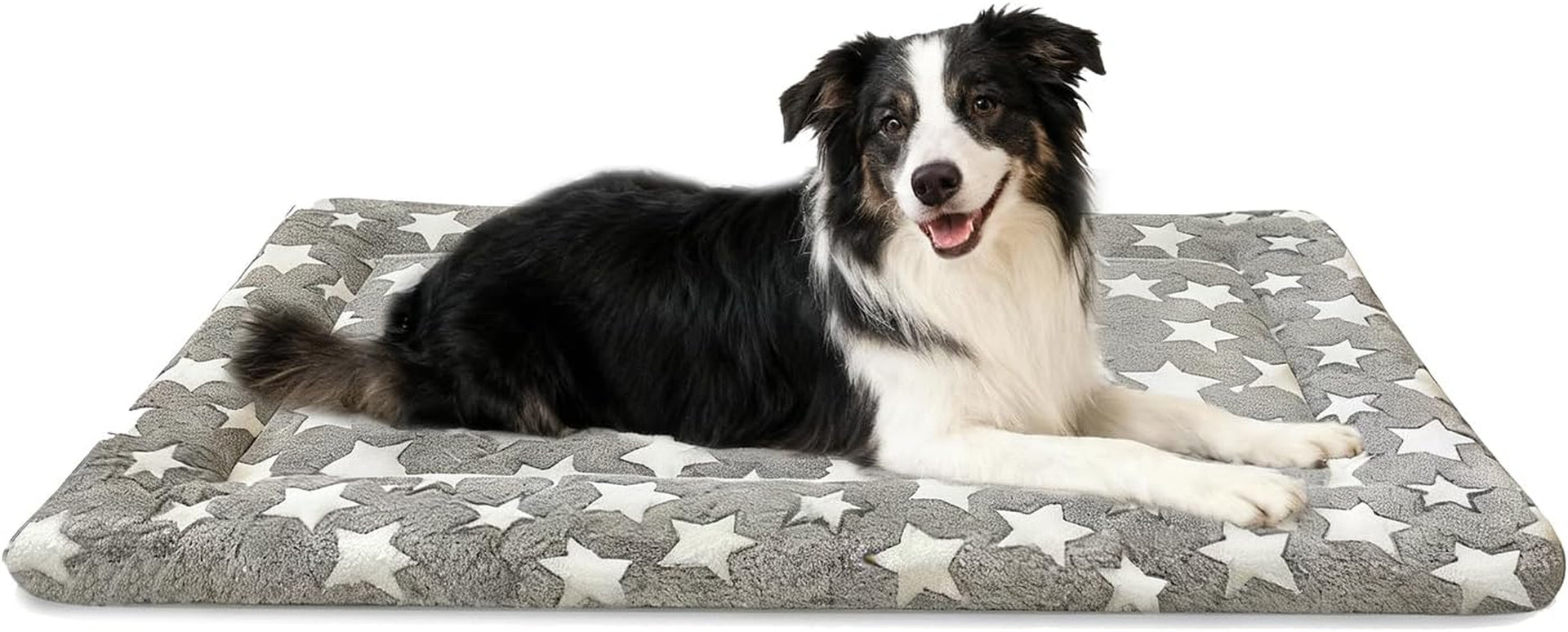dog-bed-mat-dual-sided-dog-crate-bed-mat-ultra-soft-machine-washable-kennel-pad-for-small-dogs-all-season-comfort-pet-bed-for-crates-travel-and-home-star-gray-24-x-16-inch