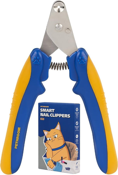 Cat Nail Clipper Trimmer for Indoor Cats, 2Mm Circular Cut Hole | Premium Sturdy Stainless Steel Blade Cat Claw | Safe, Easy, Accurate, Quiet & Fast, Avoid Overcutting1
