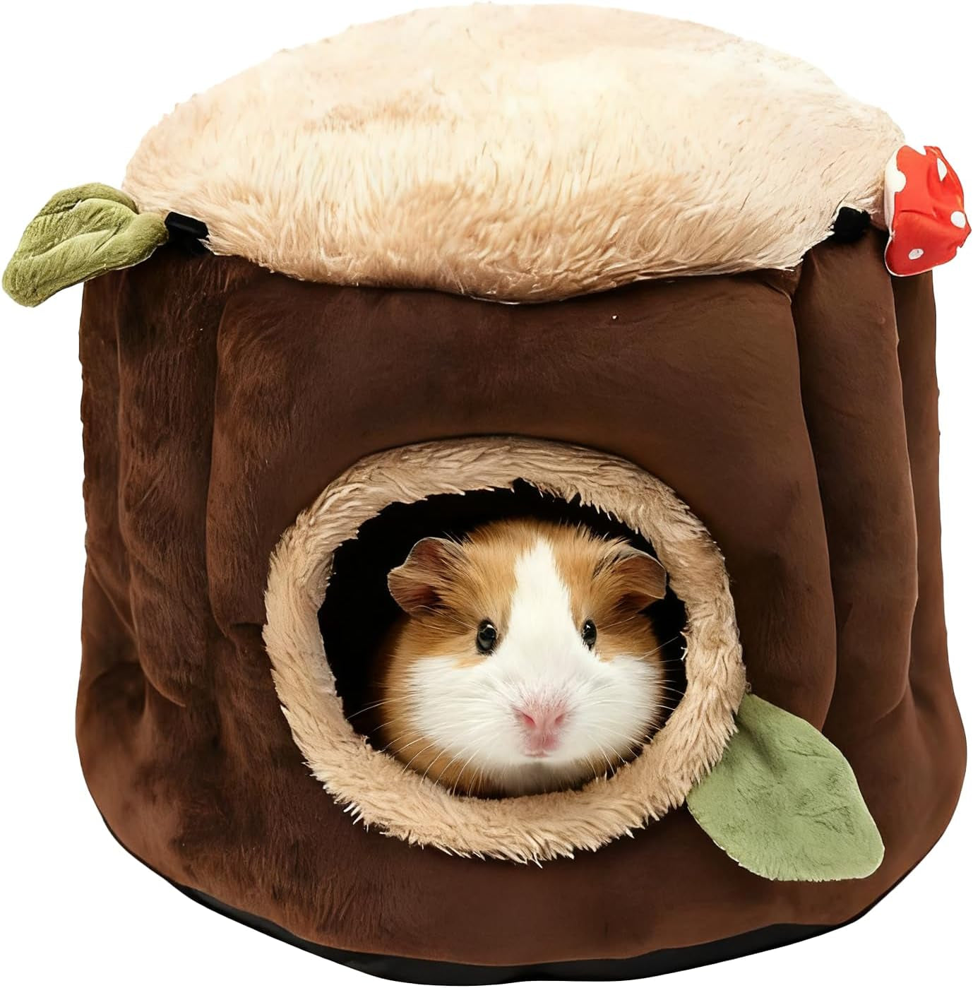 lyart-guinea-pig-hamster-bedding-or-hideout-for-mouse-mice-rat-ferret-bunny-fluff-bedding-bed-house-cage-accessories-dwarf-rabbits-hedgehog-bearded-dragon-warm-bedding-winter-nest-cave-washable2-l