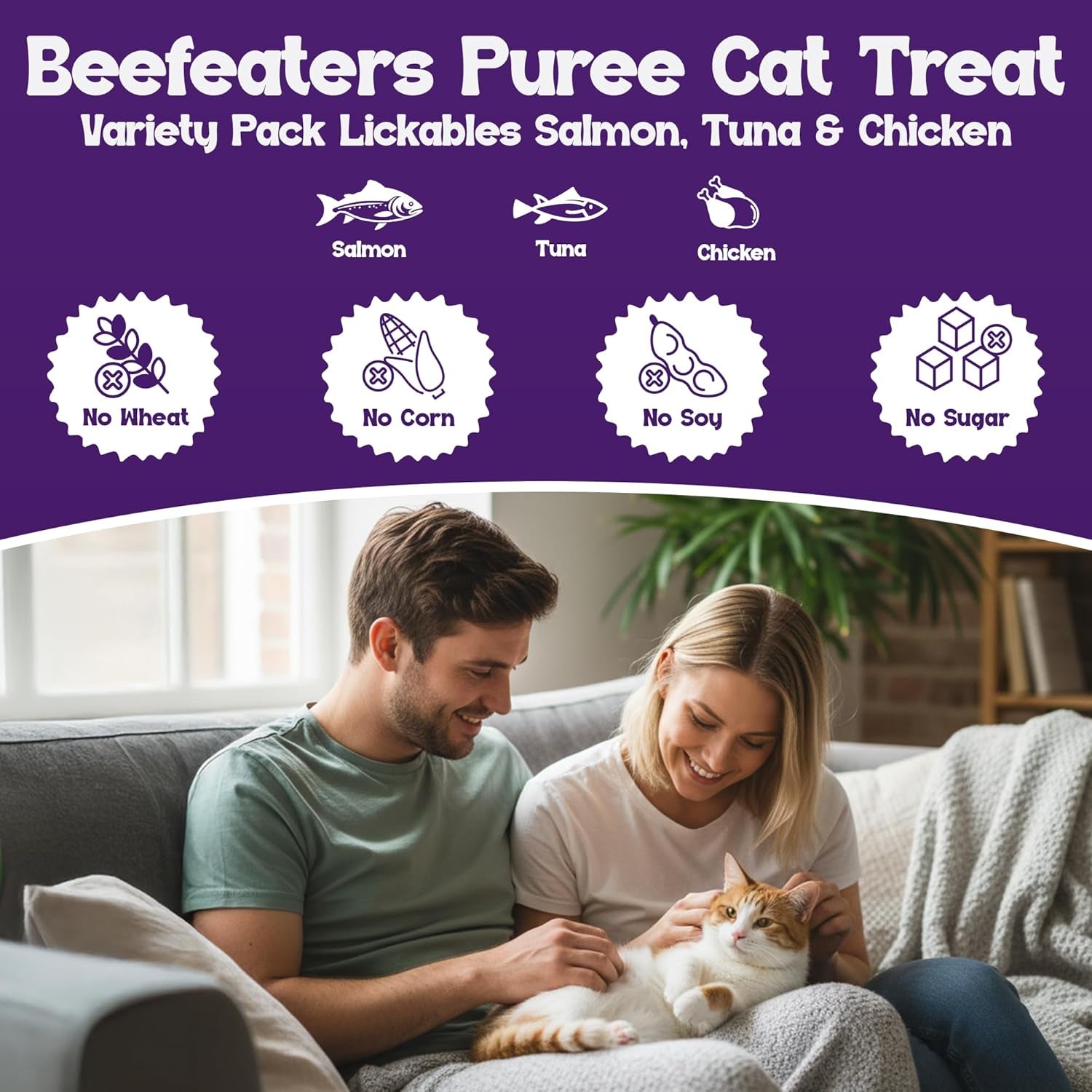 beefeaters-lickable-cat-treats-48-count-puree-squeeze-up-tubes-variety-pack-salmon-tuna-chicken-grain-free-taurine-enriched-high-moisture-for-picky-eaters-cat-treat-topper-or-snack