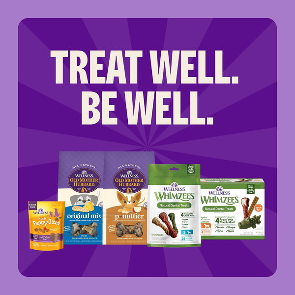 Wellness WHIMZEES Value Pack Natural Dog Dental Treat, Chews, Freshens Breath, Large Size, 50.9 Oz Box, 24 Count8