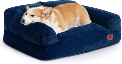Hollypet Small Dog Large Cat Bed Puppy Couch Beds for Pets up to 25 Lbs | Fluffy Dog Cat Couch Plush Soft Warming Pets Beds with Machine Washable Cover and Non-Slip Bottom17