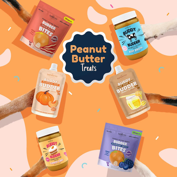 Relax Rover Buddy Budder (Stress + Anxiety), 100% Natural Dog Peanut Butter, Dog Supplment, Made in USA 17Oz9