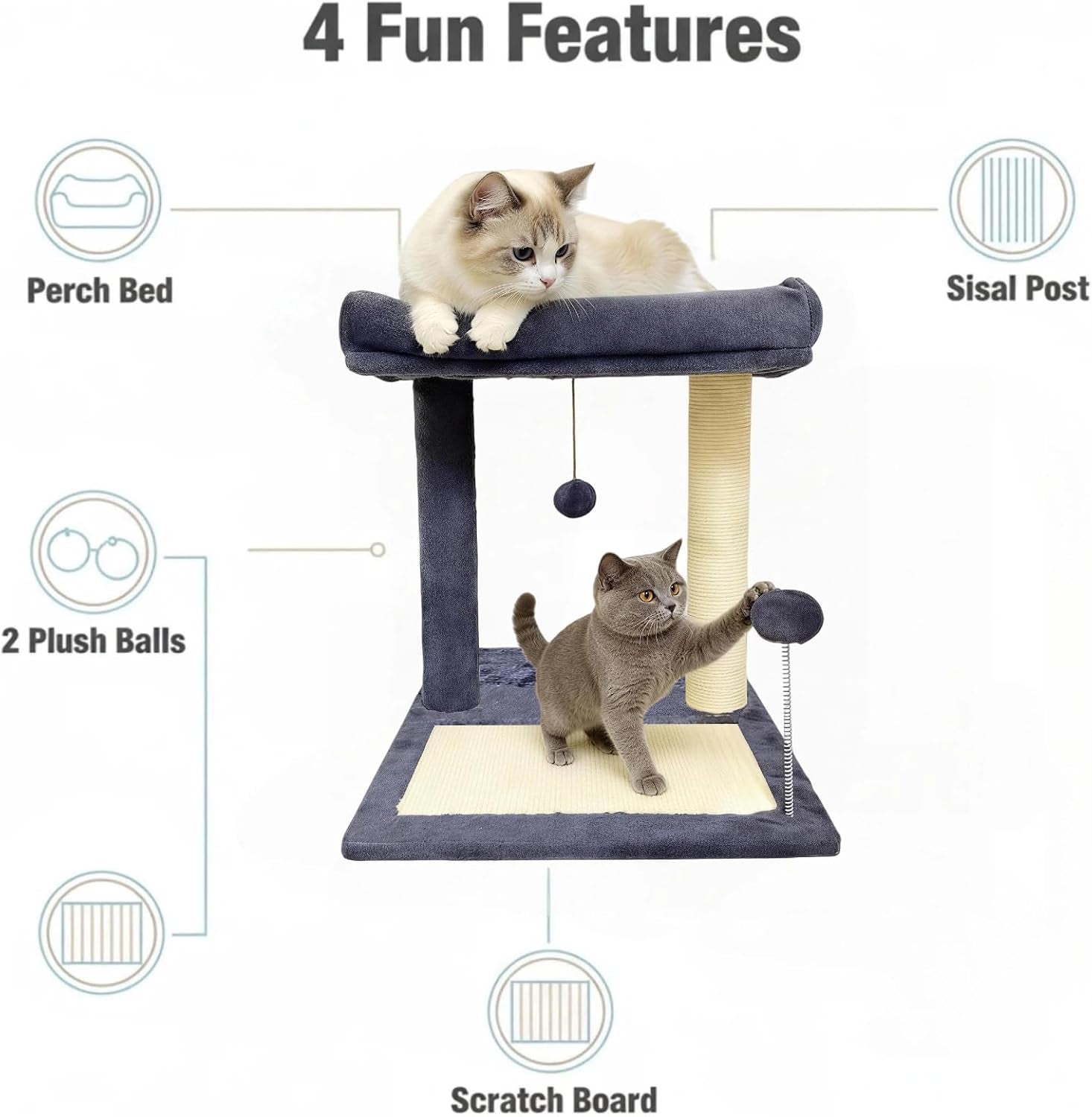 cat-scratching-post-19-69-h50cm-cat-tree-with-cat-bed-scratching-posts-for-indoor-cats-with-two-plush-balls-toy-small-cat-tree-for-kittens-cats-playing-and-relaxing-20-in-grey-cat-tree