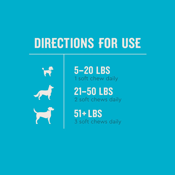 Vetiq Advanced Hip & Joint Chews, 60 Ct Chicken Flavor, Glucosamine for Dogs, Hip and Joint Supplement with Omega 3, Chondroitin, MSM, Green Lipped Mussel, Increases Mobility, Maintains Muscles | Increases Mobility & Maintains Muscle; Glucosamine, Chondroitin, MSM & Omega-3; Green Lipped Mussel; Chicken Flavor4