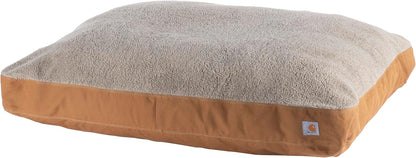 Carhartt Durable Canvas Pet Bed, Water Resistant Firm Duck Dog Bed, Carhartt Brown, Large10