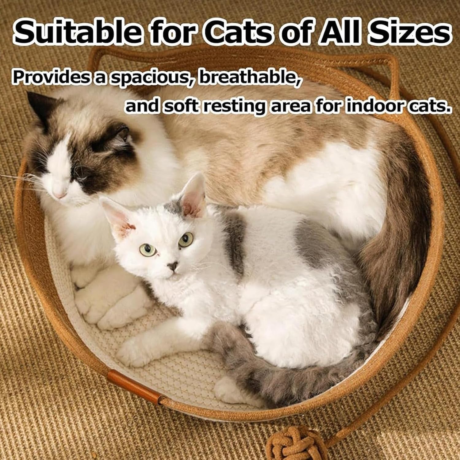 instinct-basket-stimuli-handwoven-cat-basket-for-cats-large-round-boho-cat-bed-cotton-rope-weave-scratchable-breathable-reduces-bed-rejection-for-cats