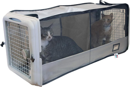 SPORT PET Large Pop Open Kennel, Portable Cat Cage Kennel, Waterproof Pet Bed, Travel Litter Collection9