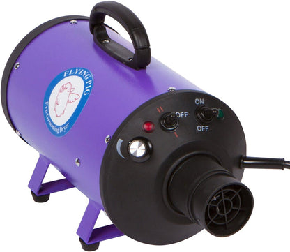 Flying Pig High Velocity Dog Pet Grooming Dryer W/Heater (Model: Flying One, Purple)2
