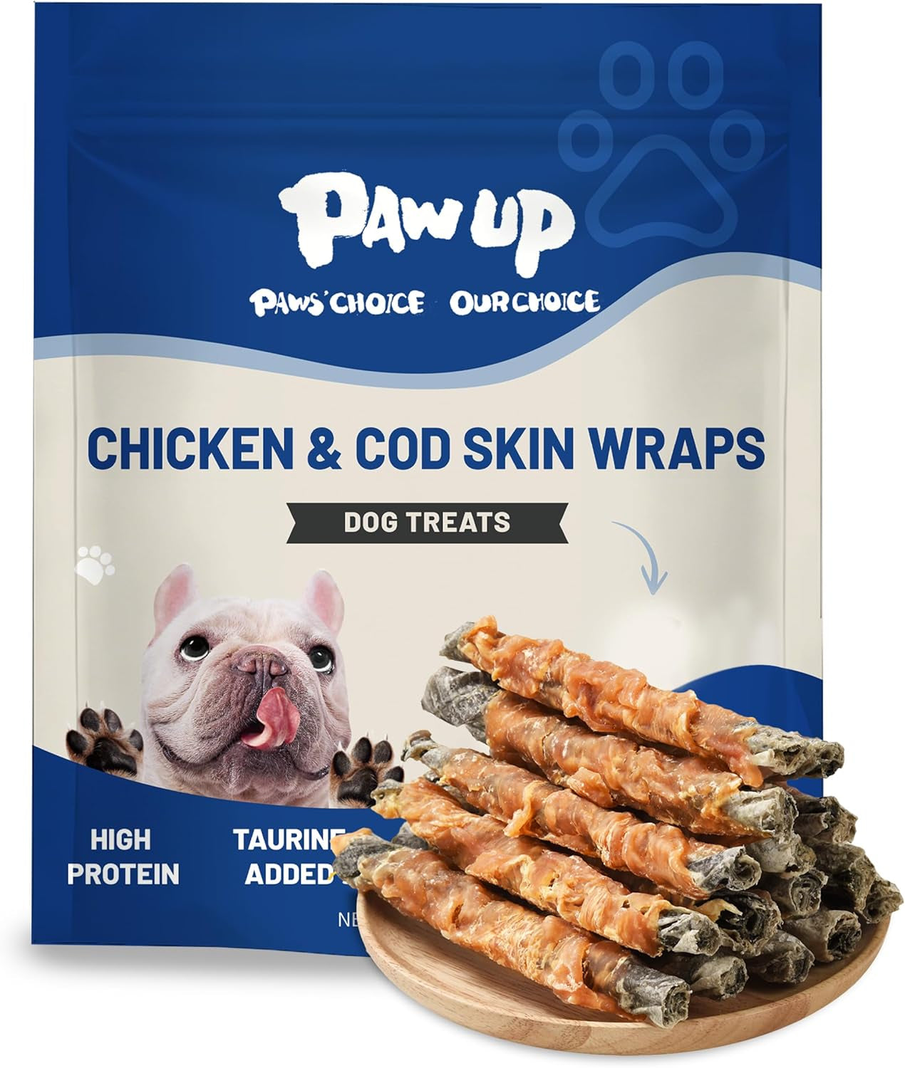 pawup-dog-treat-chicken-wrapped-cod-skins-fish-chews-rolls-for-medium-dogs-healthy-rawhide-free-12-5-oz