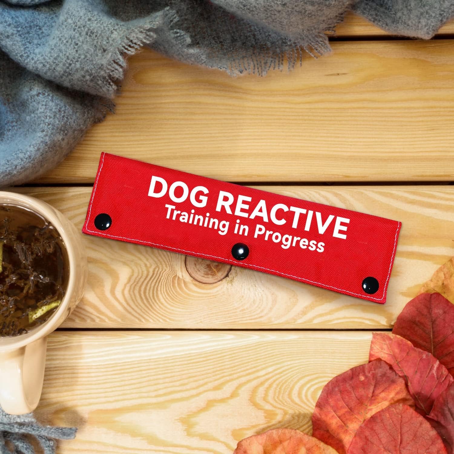 advivio-dog-reactive-training-in-progress-funny-red-dog-leash-sleeve-wrap-alert-hanging-id-patch-tag-for-pet-the-best-choice-for-daily-walking-and-training-fitness-pet-birthday-gift