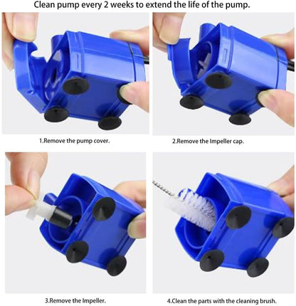 Cat Water Fountain Pump, Pet Water Fountain Pump Replacement Pump DR-DC160 Motor for for Round, Cubic, Flower Cap Cat Fountain3