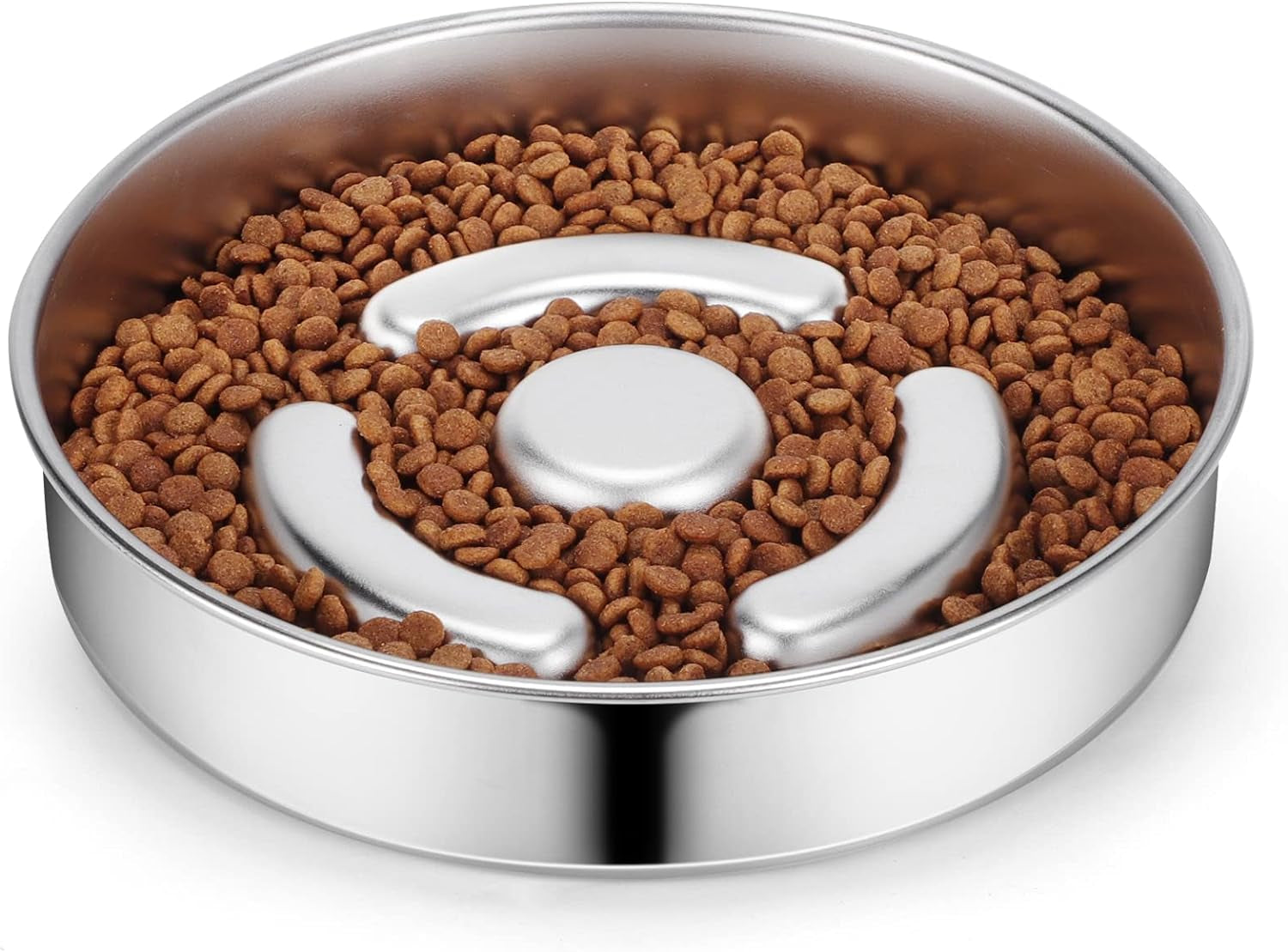 aiperro-stainless-steel-non-slip-slow-feeder-dog-bowl-4-cups-metal-dog-food-bowls-for-medium-and-large-dogs-fun-bloat-stop-pet-bowl-dogs-water-bowl-for-fast-eaters-slows-down-pets-eating