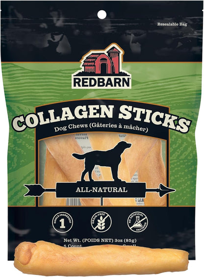 Redbarn Pet Products All-Natural Large 12" Beef Collagen Sticks for Dogs - Long Lasting Low-Odor Alternative to Traditional Rawhide & Bully Sticks - Supports Healthy Joints, Skin, & Coat - 3 Pack17