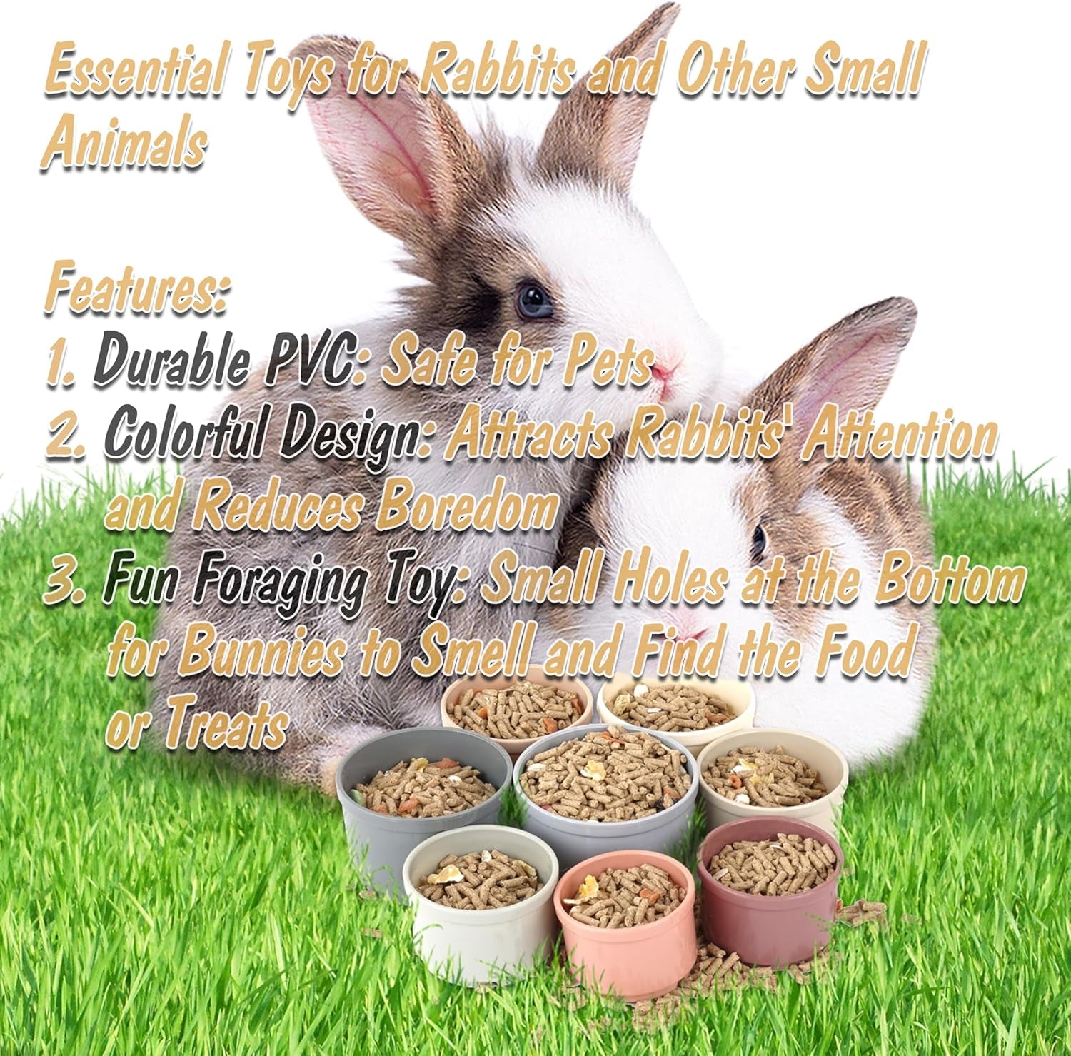hiimalex-8-pcs-bunny-toys-stacking-cups-for-rabbit-foraging-and-play-bunny-essential-toys-safe-plastic-accessories-for-small-animals-rabbits