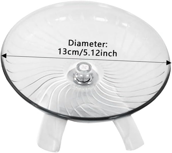Hamster Wheel, Hermit Crab Climbing Toys Silent Exercise Running Wheel, 13Cm Small Animal Exercise Wheels Hermit Crabs Wheel for Hamsters, Gerbils, Mice or Other Small Animals2