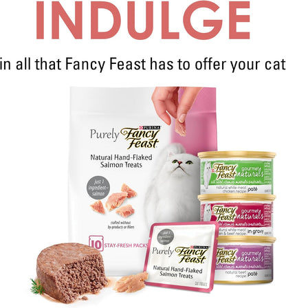 Fancy Feast Purina Limited Ingredient Cat Treats, Savory Cravings Salmon Flavor - 3 Oz. Box (Pack of 2)7