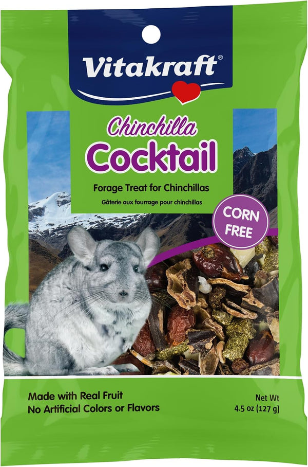 Vitakraft Cocktail Mixed Fruit Chinchilla Treat, 4.5 Oz1