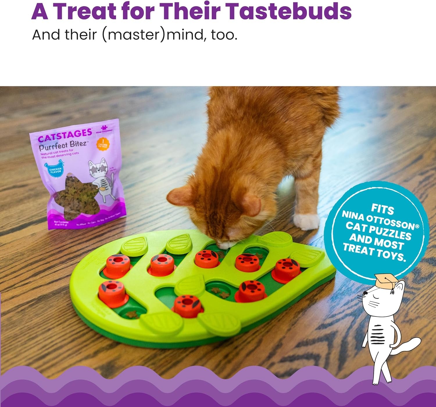 catstages-by-nina-ottosson-purrfect-bitez-natural-crunchy-cat-treats-for-puzzles-toys-feeders-training-usa-made-real-chicken-flavor-4oz
