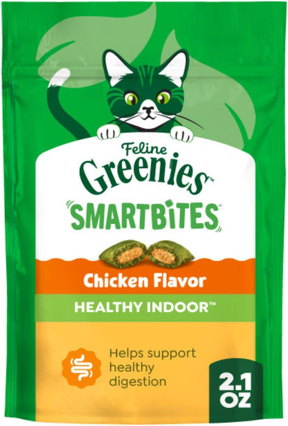 Greenies Feline Smartbites Healthy Indoor Cat Treats, Tuna, 16 Oz | Veterinarian-Recommended, Fiberblend Formula, Supports Digestion, under 2 Cal per Treat, Natural Ingredients, Dual Texture17