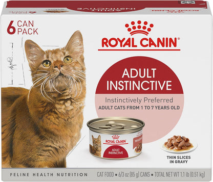 ROYAL CANIN Feline Health Nutrition Adult Instinctive Adult Thin Slices in Gravy Cat Food, 3 Oz (Pack of 24)9