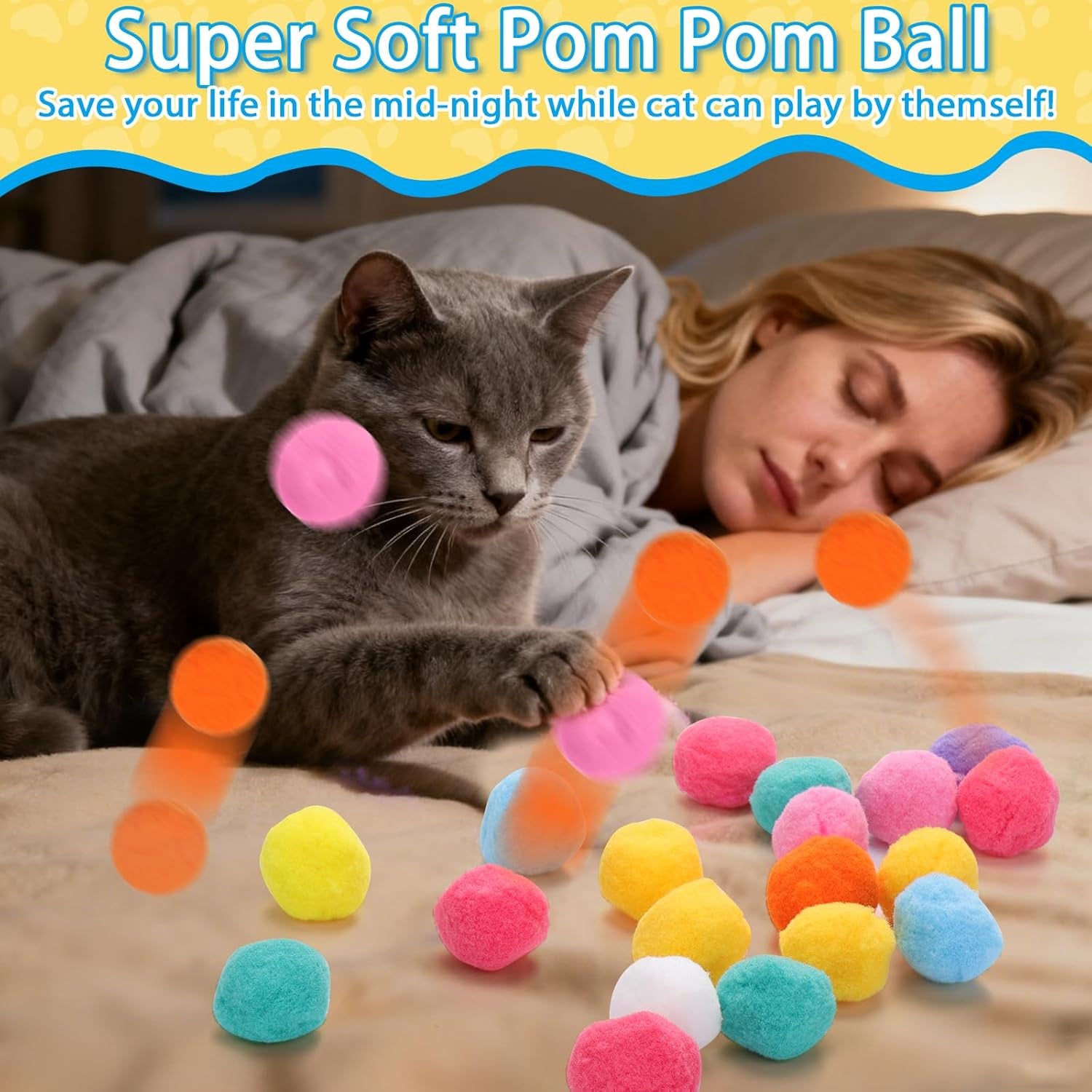 mity-rain-102pcs-cat-ball-launchers-pom-pom-balls-interactive-cat-toy-set-safe-soft-plush-kitten-toys-for-indoor-cats-fun-kitten-toys-for-endless-active-play-christmas