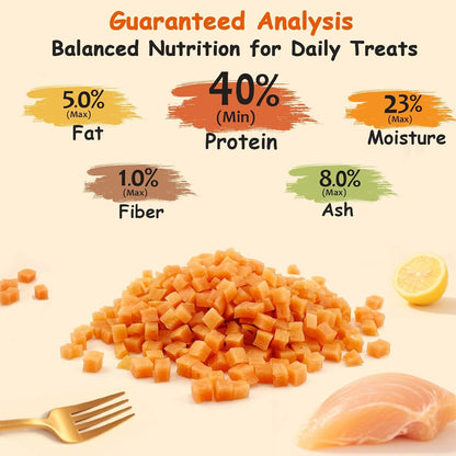 Soft Chicken Treats for Dogs, Grain Free Training Rewards Snacks, High Protein Chewy Bites for Puppy and Small & Senior Dogs, 10.6 Oz5