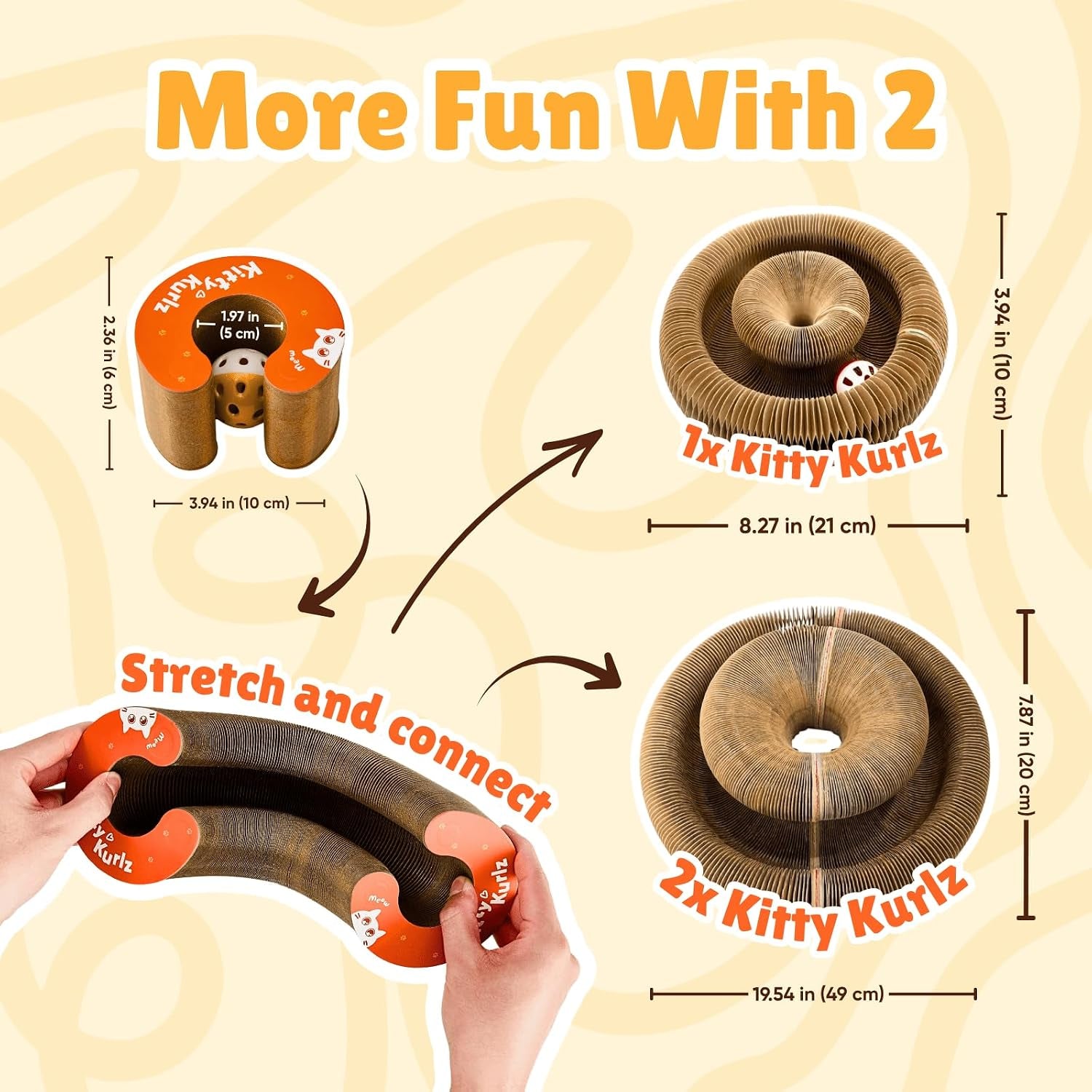 kitty-kurlz-interactive-cat-toy-cardboard-cat-scratcher-collapsible-ball-track-with-bell-for-indoor-cats-reversible-scratch-ring-play-chase-and-lounge