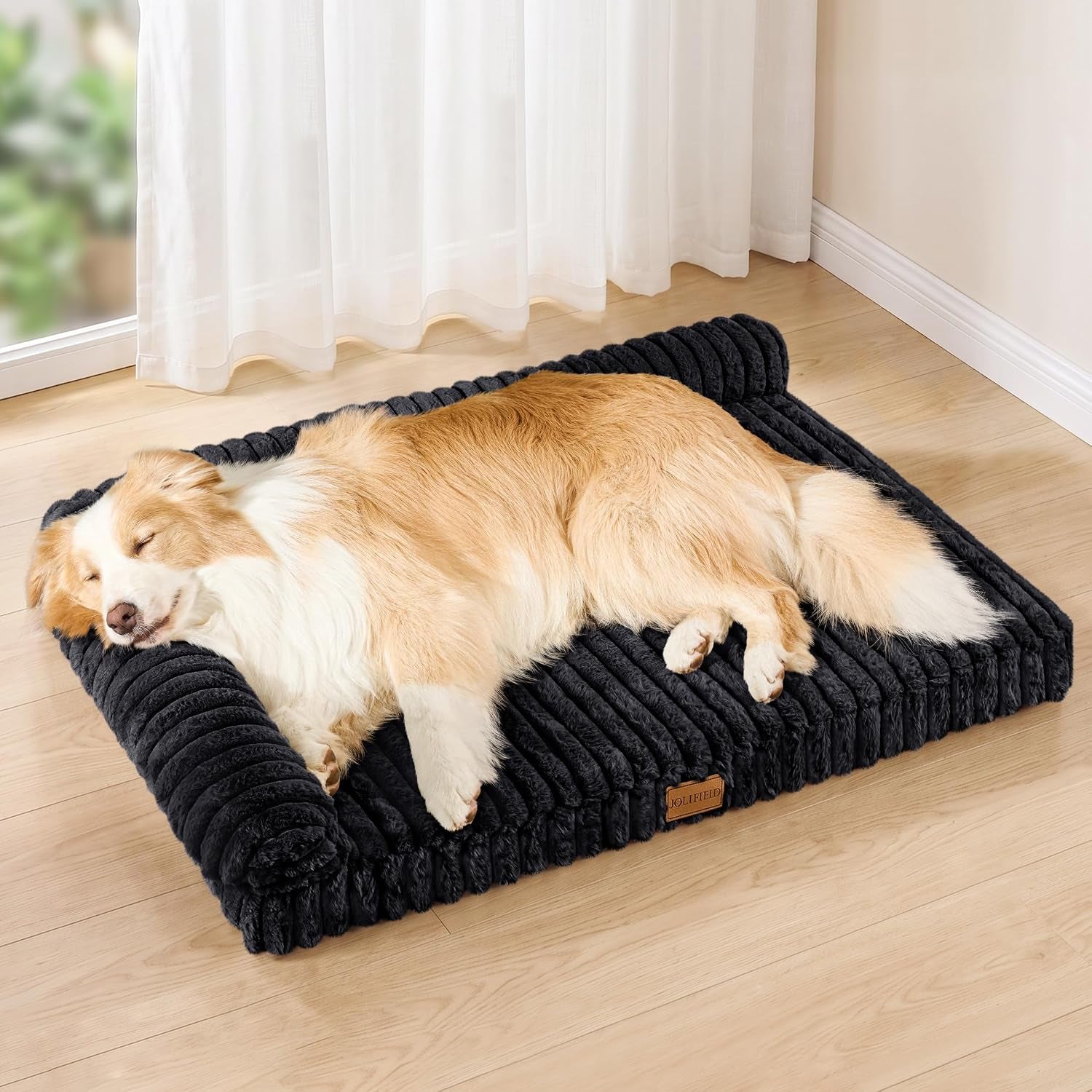orthopedic-calming-large-dog-bed-pet-sofa-bed-36x24-grey-2-sided-pet-couch-large-sized-dog-soft-egg-crate-foam-dog-mat-waterproof-removable-washable-cover-nonskid-bottom-cat-bed