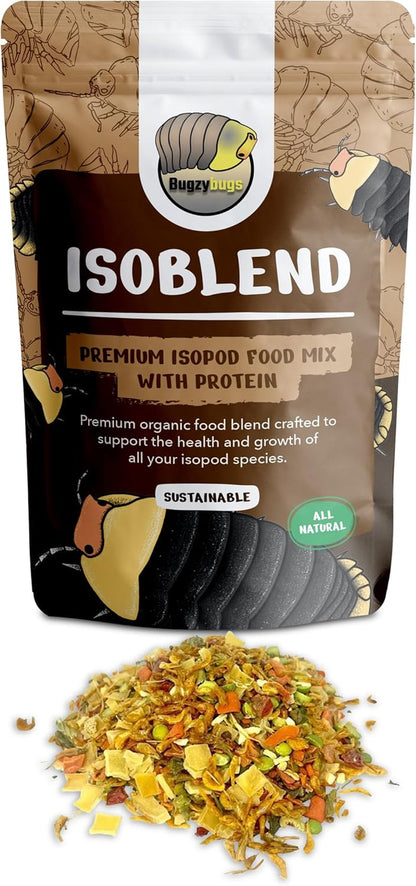 Isoblend Premium Isopod Food Feed Mix All Natural Protein Vegetable Dry Blend for Isopods Feeders Insects1
