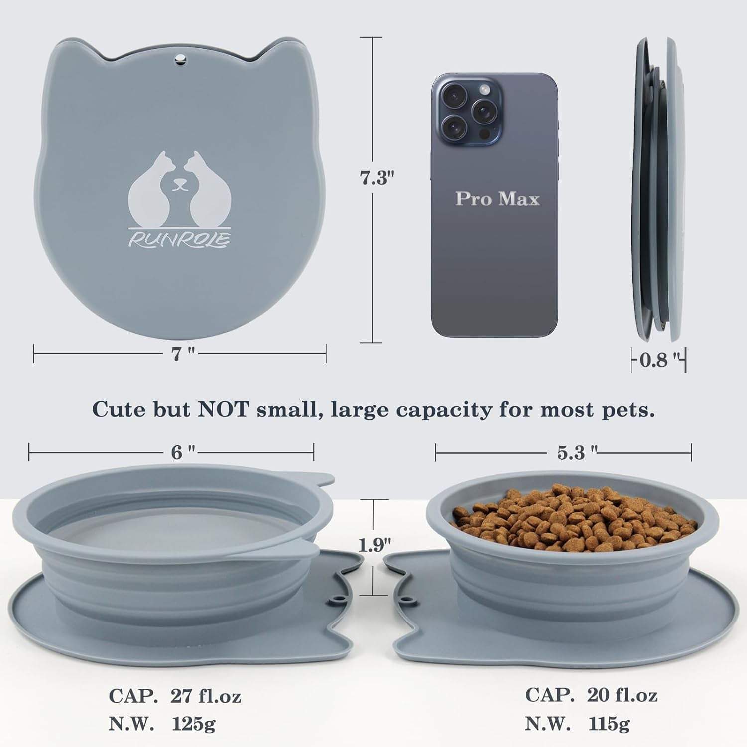runrole-2-in-1-collapsible-dog-travel-water-bowls-portable-pet-cat-bowl-slot-together-use-separately-bpa-free-silicone-feeding-watering-foldable-travel-bowls-pet-travel-food-dishes-20oz-27oz