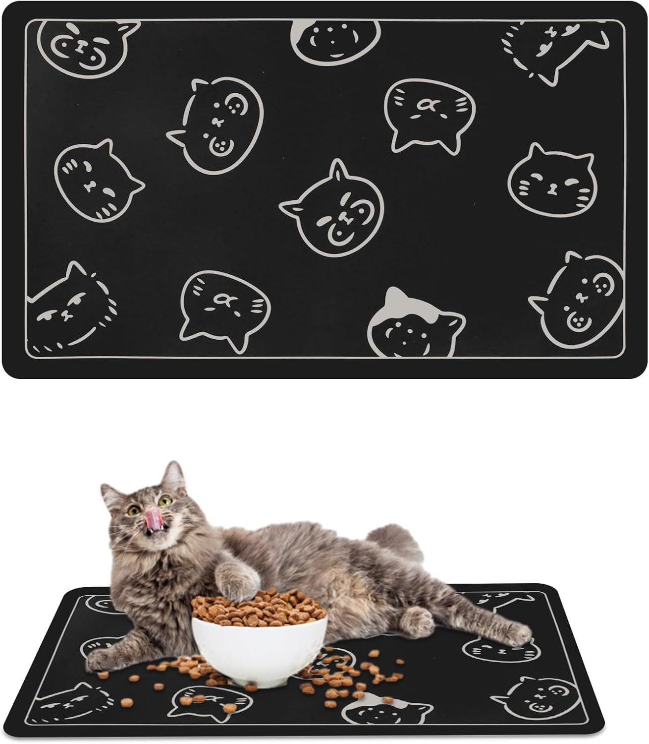 pet-feeding-mat-absorbent-dog-mat-quick-dry-pet-food-mat-cat-feeding-mat-pet-quick-dry-water-dispenser-mat-pet-supplies-for-dog-and-cat-black-12x19