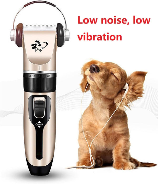 Dog Clippers Grooming Kit and Paw Trimmer,Cordless,Low Noise, Electric Quiet,Rechargeable, Dog Trimmer Grooming, Pet Hair Clippers for Thick Coats,Shaver for Small and Large Dogs Cats4