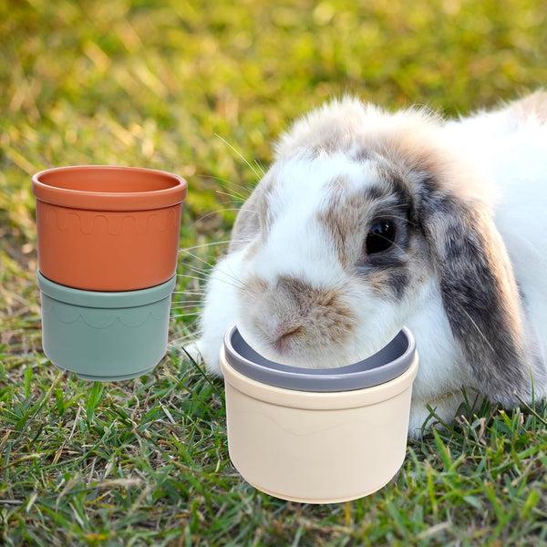 8 Pcs Stacking Cups for Rabbits, Multi-Colored Bunny Toys of Different Sizes, Nesting Cups Toys for Small Animals Hiding Food and Playing7