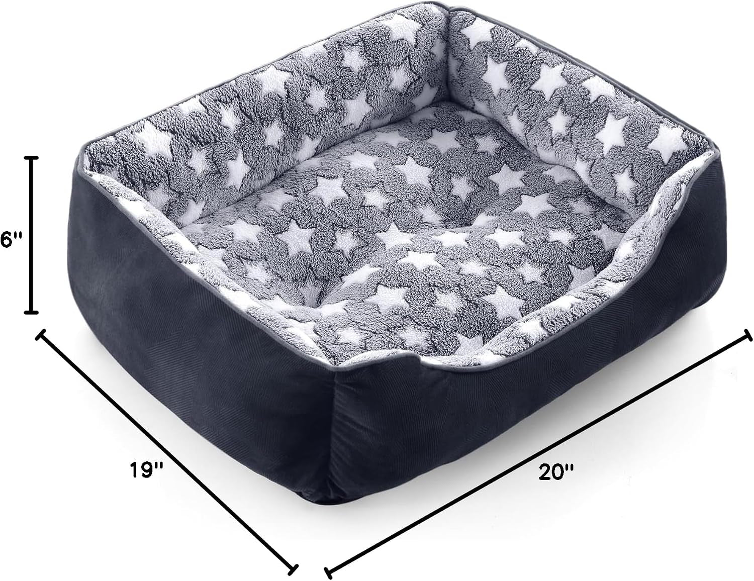gasur-small-dog-beds-small-size-dogs-rectangle-washable-dog-bed-orthopedic-dogs-sofa-bed-pet-cuddler-anti-slip-bottom-soft-calming-sleeping-warming-puppy-bed-s-20x-19x-6-black