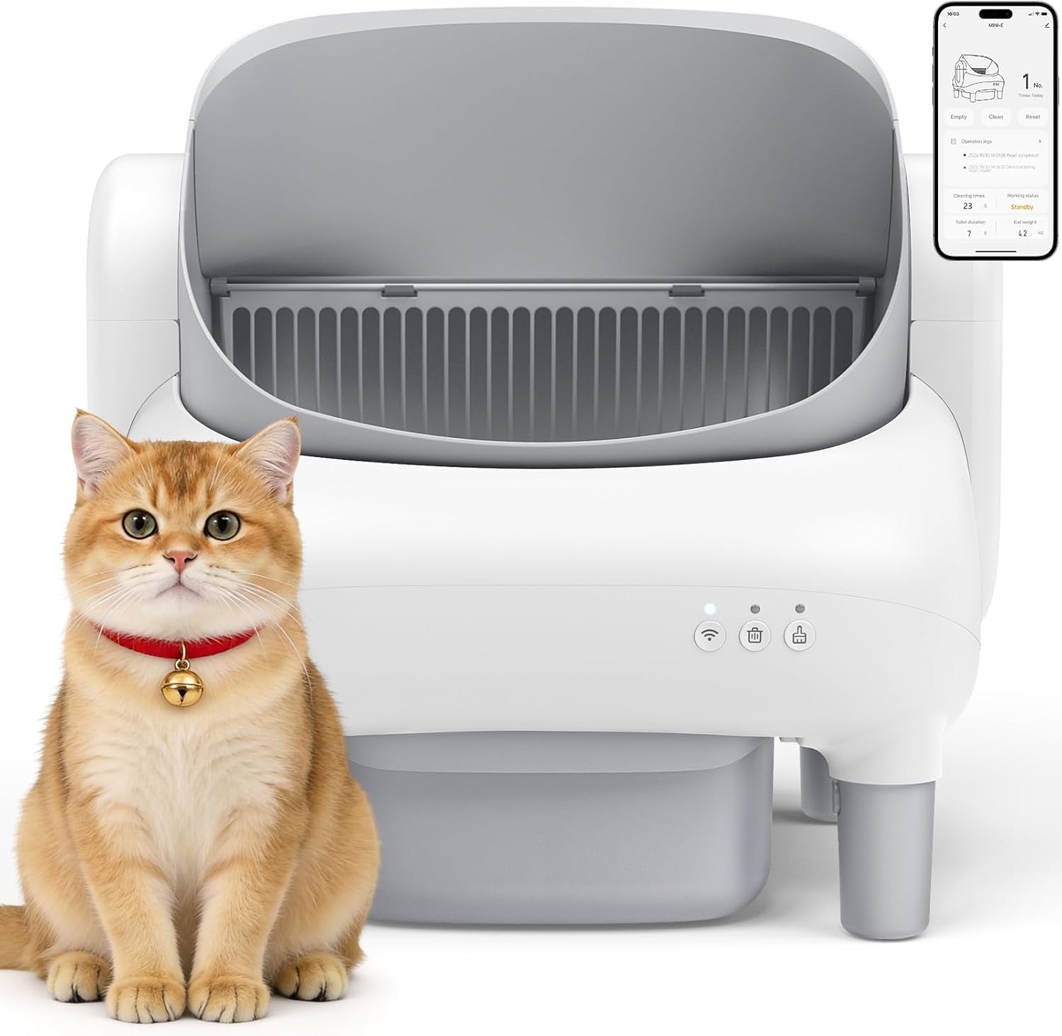 automatic-cat-litter-box-self-cleaning-litter-box-for-multiple-cats-with-open-top-design-app-control-and-safety-protection-ultra-quiet-easy-setup-light-gray