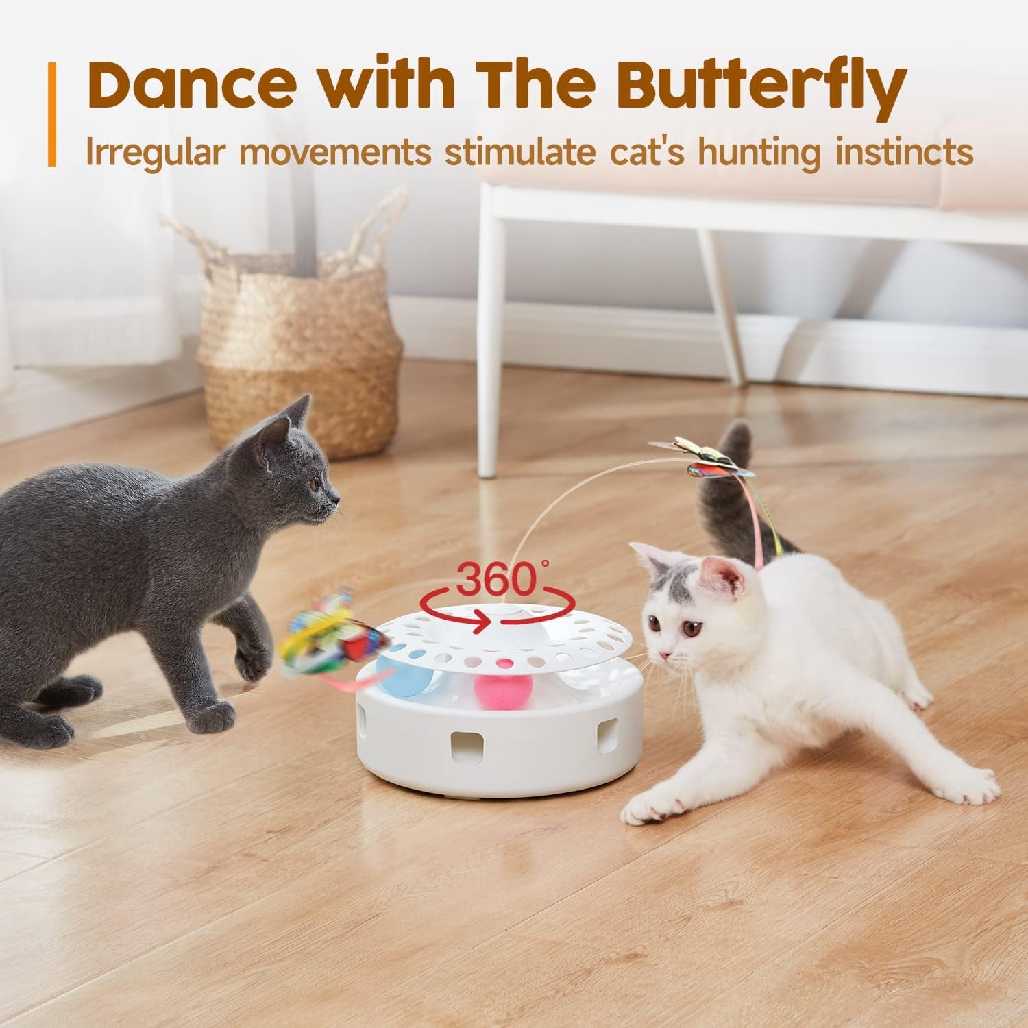 potaroma-cat-toys-3in1-automatic-interactive-kitten-toy-fluttering-butterfly-moving-feather-track-balls-dual-power-supplies-usb-powered-indoor-exercise-kicker-bright-white-fluttering-butterfly-moving-feather-balls-dual-power-supplies-usb-powered-indoor-kitty-exercise-kicker-bright-white