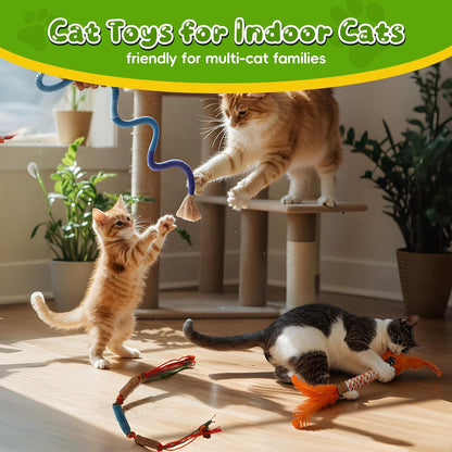 Silvervine Sticks for Cats & Cat Chew Rope Toys for Indoor Cats Dental Care Teeth Cleaning, Kitten & Cat Teething Toys for Health, Cat Chew Stick Suitable for All Breeds of Aggressive Chewers Cat5