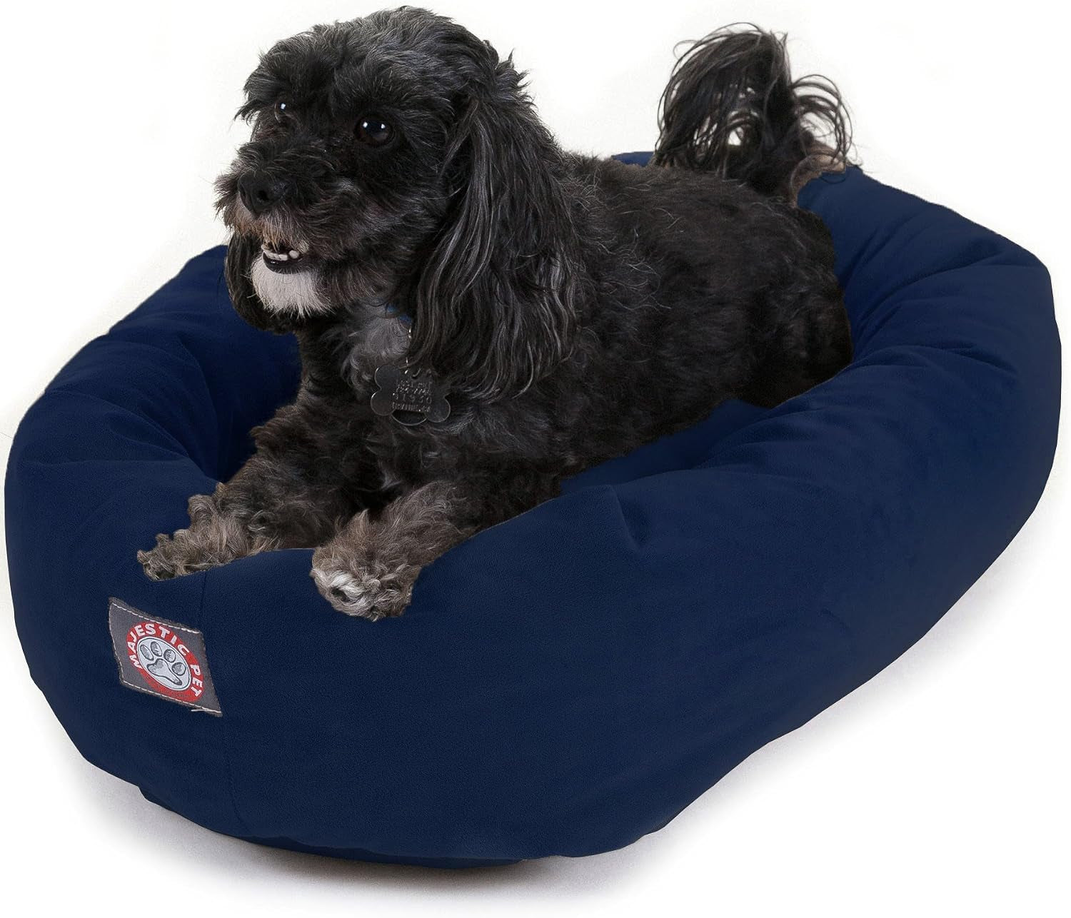 majestic-pet-32-inch-suede-calming-dog-bed-washable-cozy-soft-round-dog-bed-with-spine-support-for-dogs-to-rest-their-head-fluffy-donut-dog-bed-32x23x7-inch-round-pet-bed-medium-sage