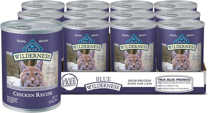 Blue Buffalo Tastefuls Natural Tender Morsels Wet Cat Food, Chicken Entrée 5.5-Oz Cans (Pack of 24)13
