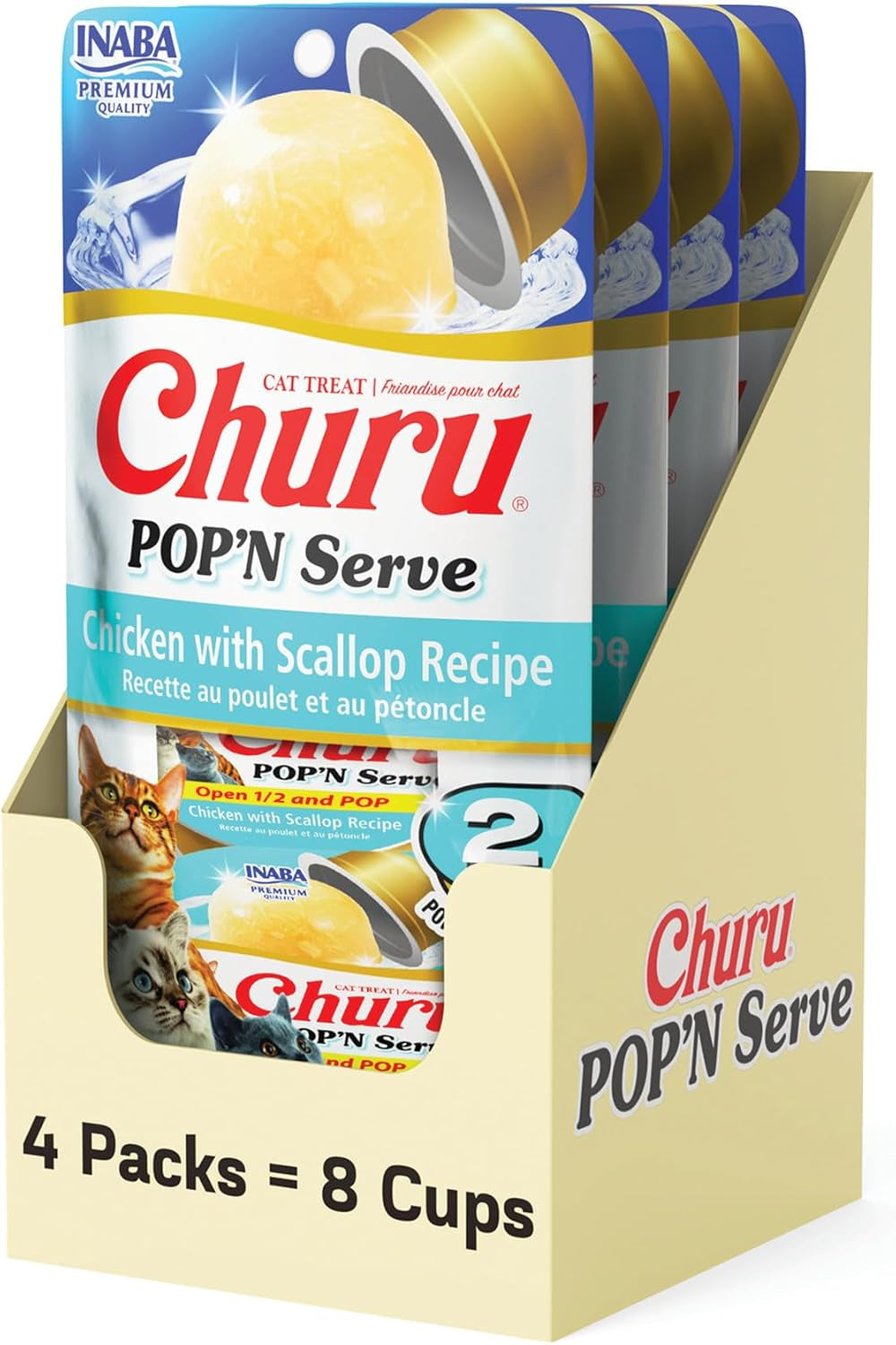 inaba-churu-popn-serve-lickable-cat-treats-tuna-variety-10ct-immune-support-90-moisture-16-calories-soft-jelly-easy-serve-cup-grain-free-10-x-1-2-oz-cups