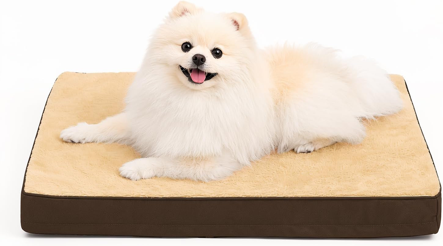 dog-crate-bed-waterproof-deluxe-plush-dog-beds-with-removable-washable-cover-anti-slip-bottom-pet-sleeping-mattress-for-large-medium-jumbo-small-dogs-41-x-27-inch-gray