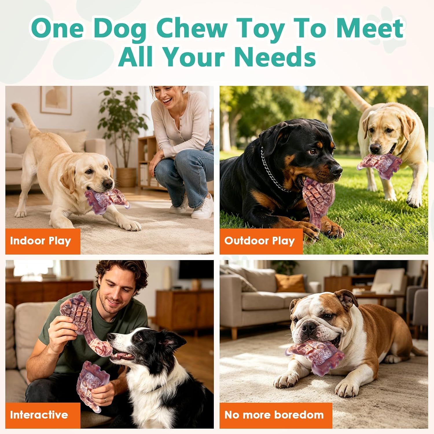 fuufome-dog-chew-toys-for-aggressive-chewers-large-dogs-tough-nylon-bone-indestructible-hard-power-chewing-teeth-cleaning-textures-to-keep-them-busy-2-pack-steak-ribs-toy-for-20-100-lbs-dogs