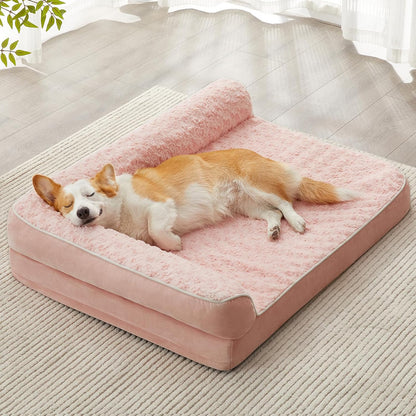 BFPETHOME Orthopedic Dog Beds for Large Dogs-Waterproof Sofa Dog Bed with Removable Washable Cover, Big Pet Bed with Waterproof Lining and Nonskid Bottom,Pet Bed for Large Dogs26