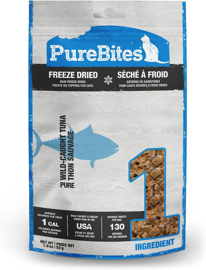 Purebites Tuna Freeze Dried Cat Treats, 0.88Oz | 25G - Value Size9